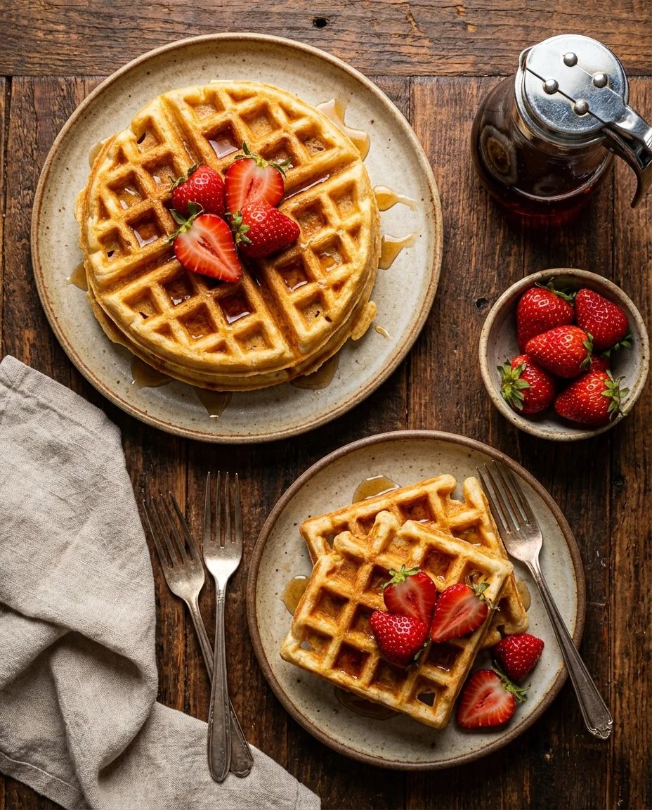 Crispy Vegan Waffles
