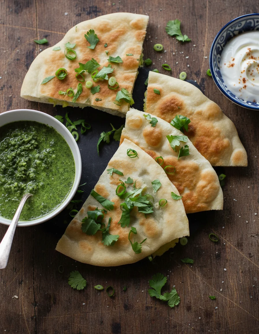 Afghan Stuffed Flatbread