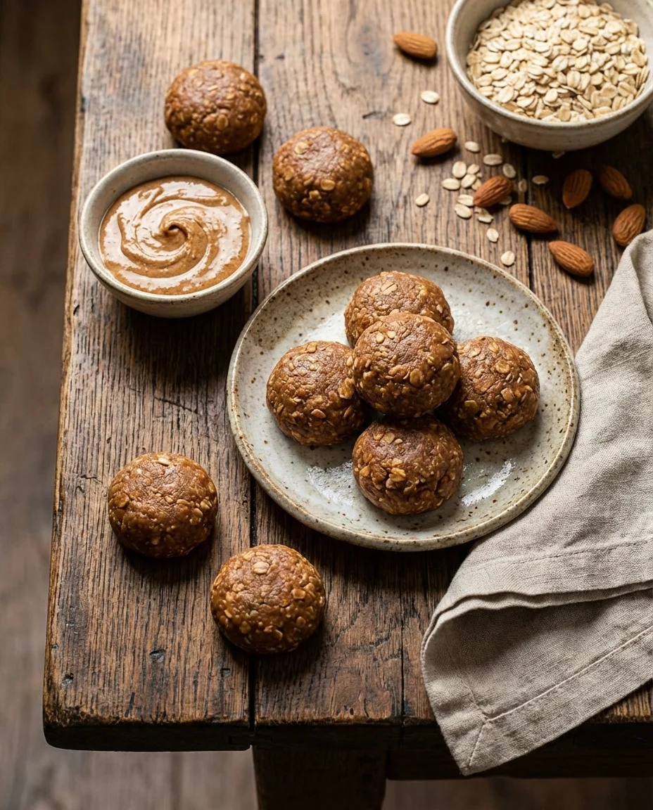 Almond Butter No-Bake Cookies