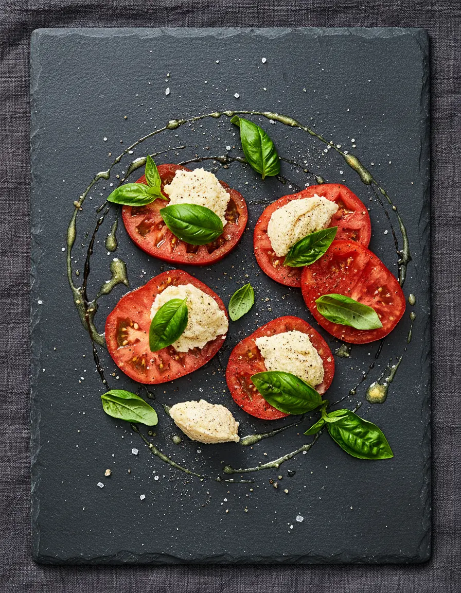 Almond Ricotta Caprese