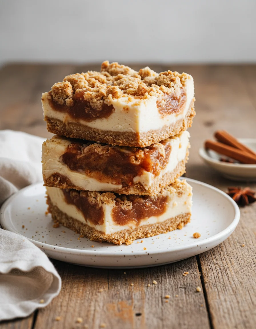 Apple Butter Cheesecake Bars