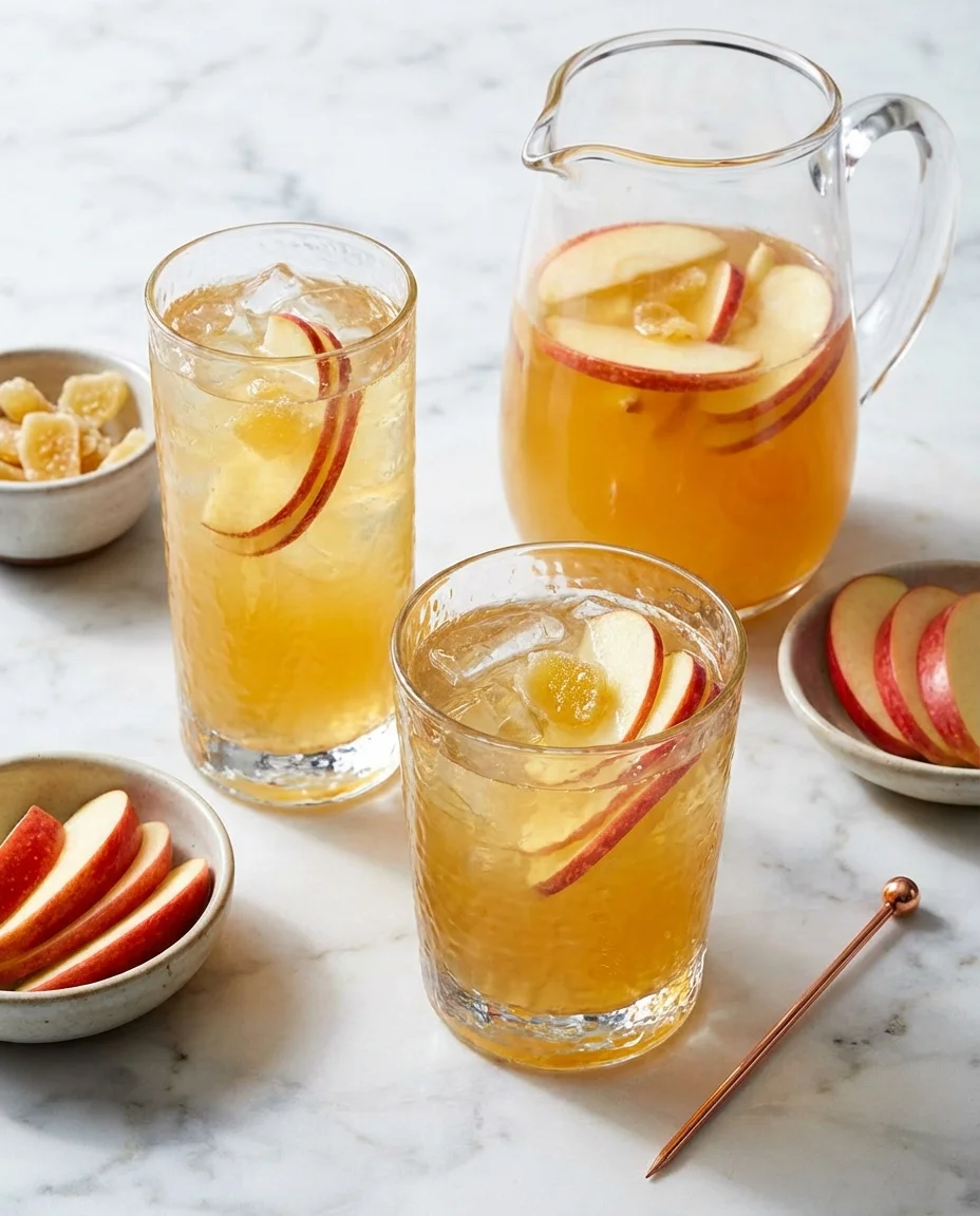 Apple Ginger Beer Cocktail