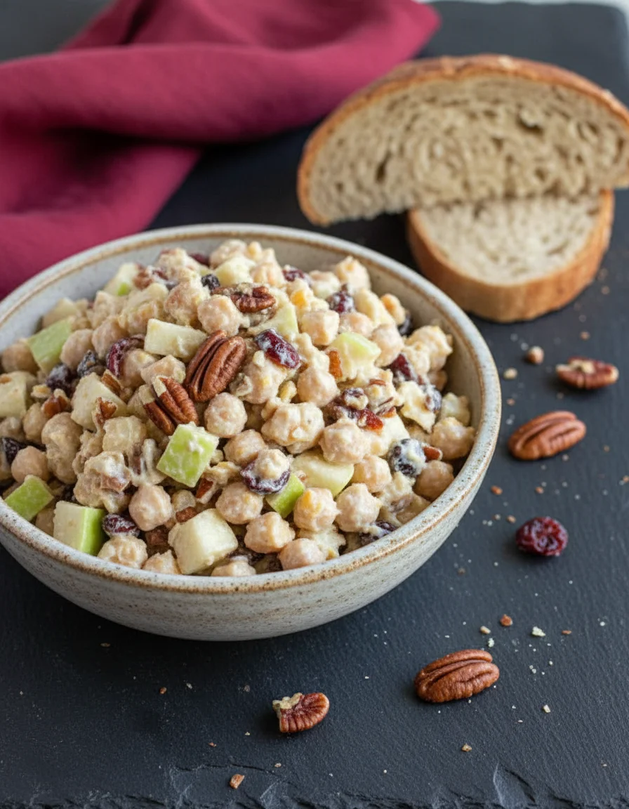 Apple Pecan Chickpea Salad