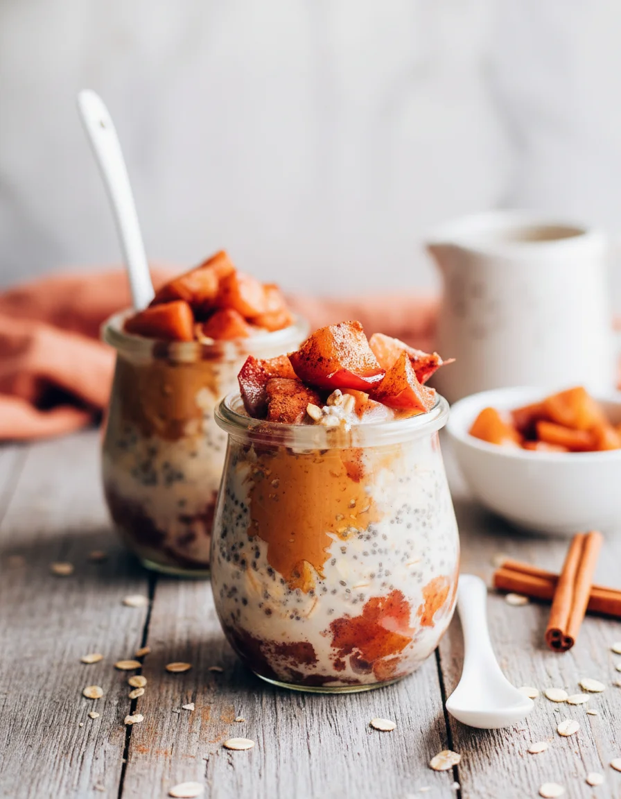 Apple Pie Overnight Oats
