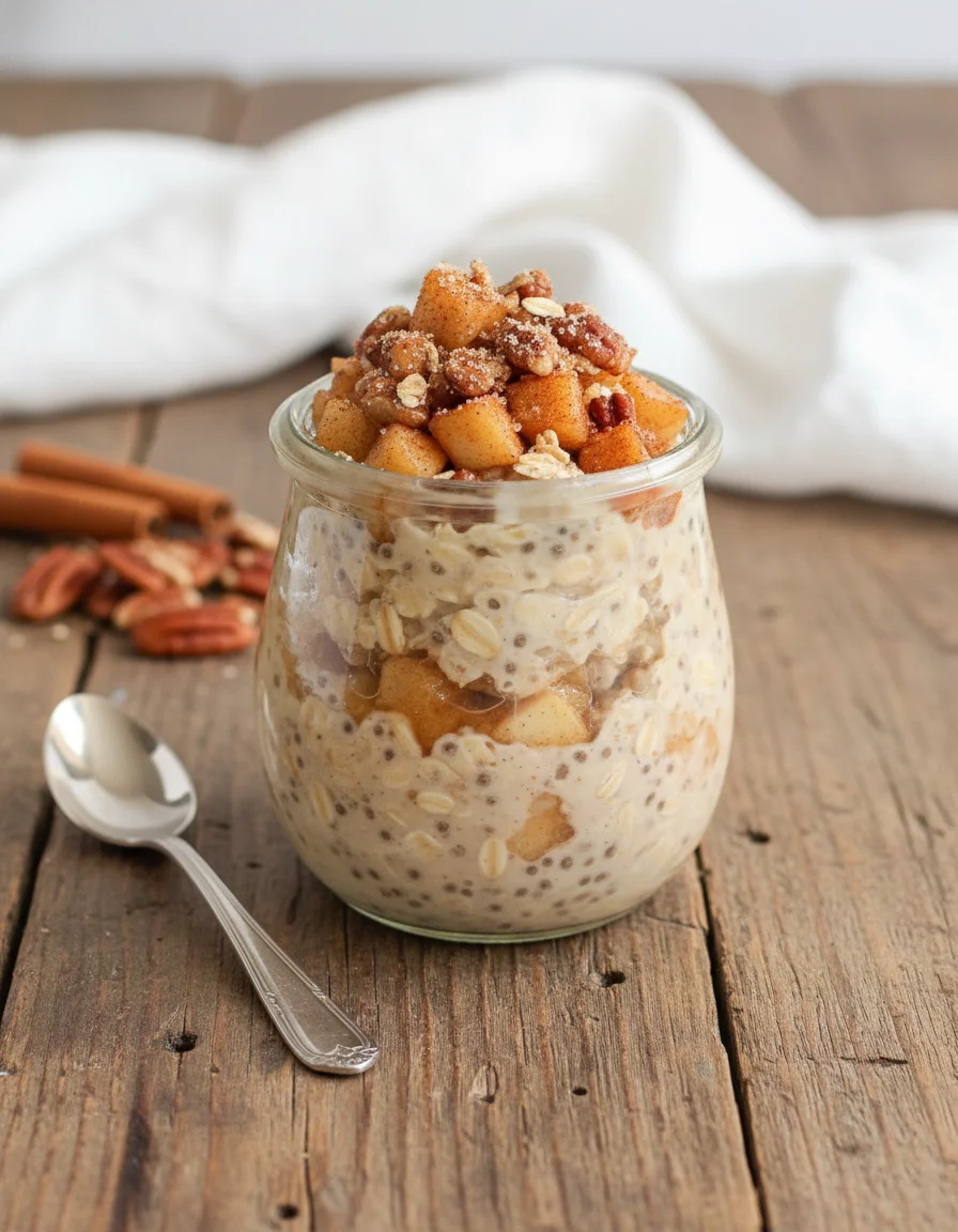 Apple Pie Overnight Oats