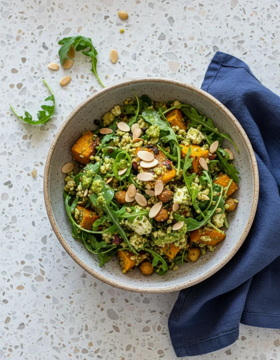 Arugula Farro Pilaf