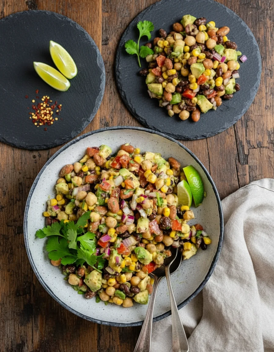 Avocado Corn Bean Salad