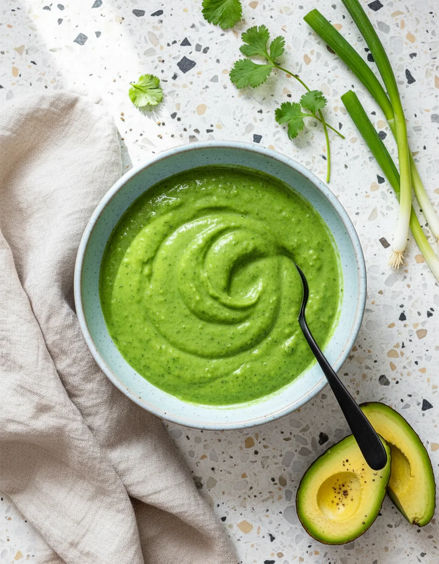 Creamy Avocado Green Goddess Dressing