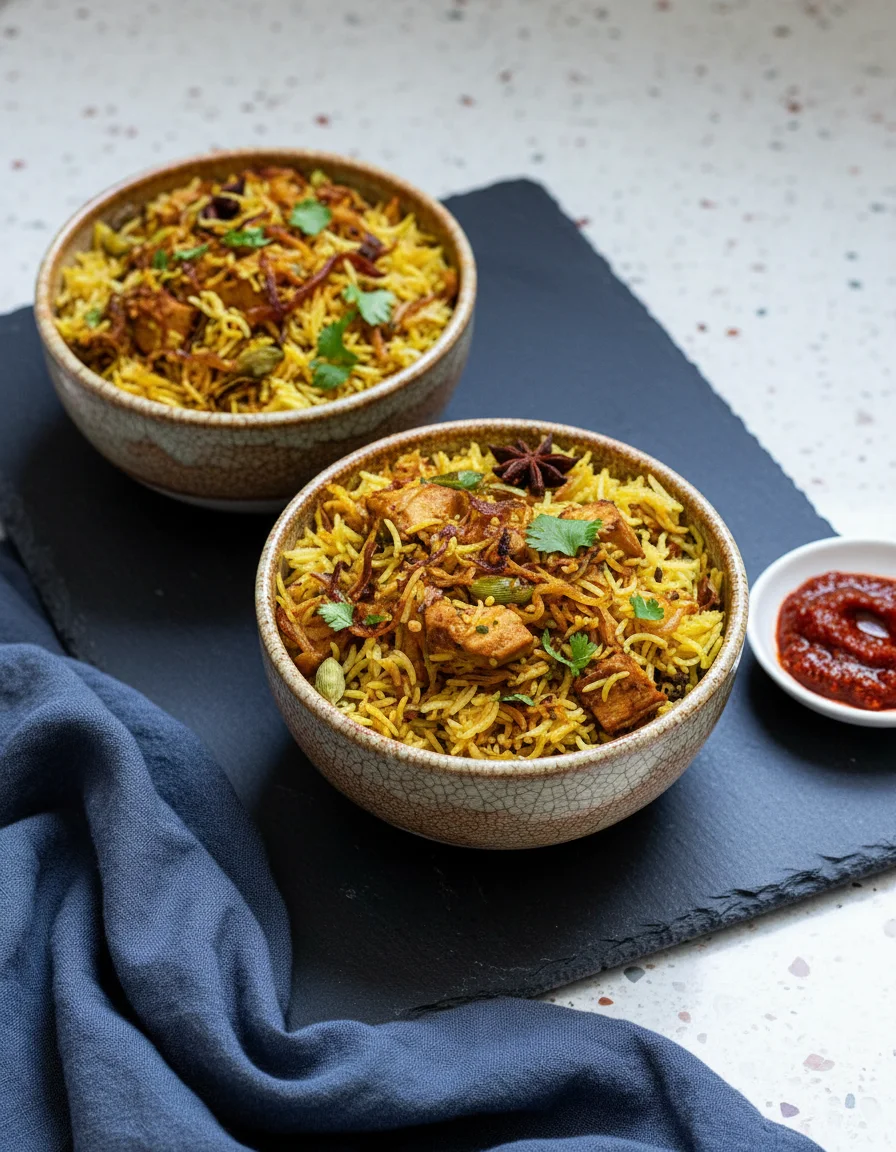 Baked Jackfruit Biryani