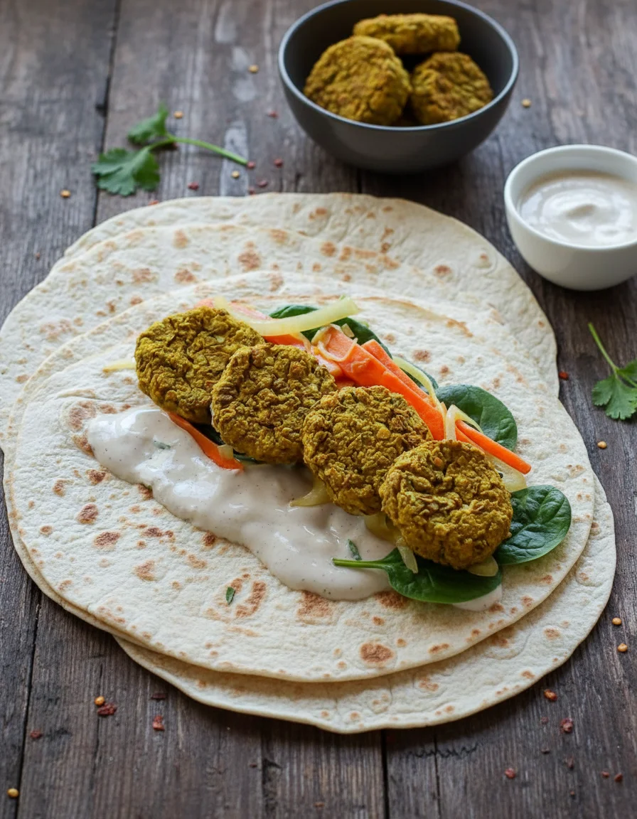 Baked Lentil Potato Wraps