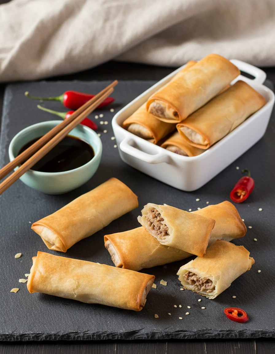 Baked Spring Rolls