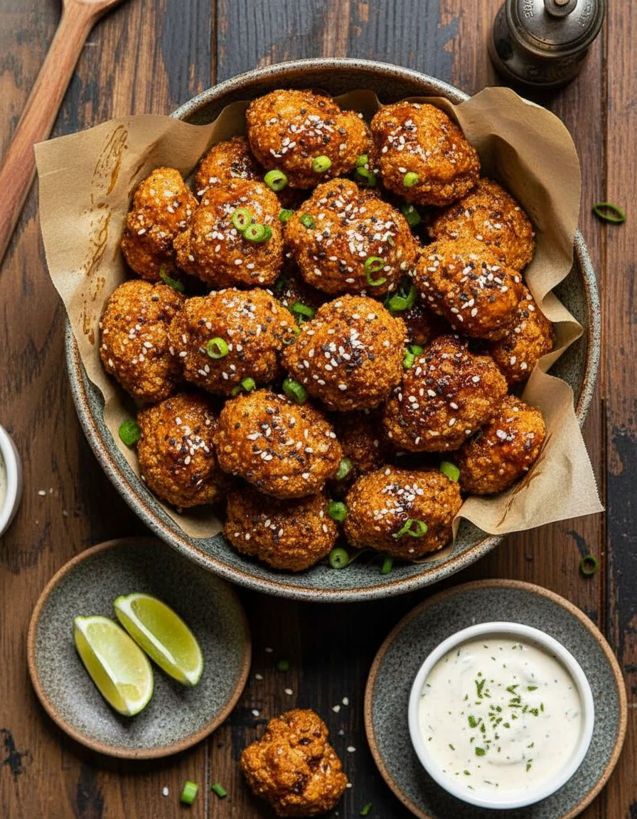 Baked Crispy Teriyaki Cauliflower Wings