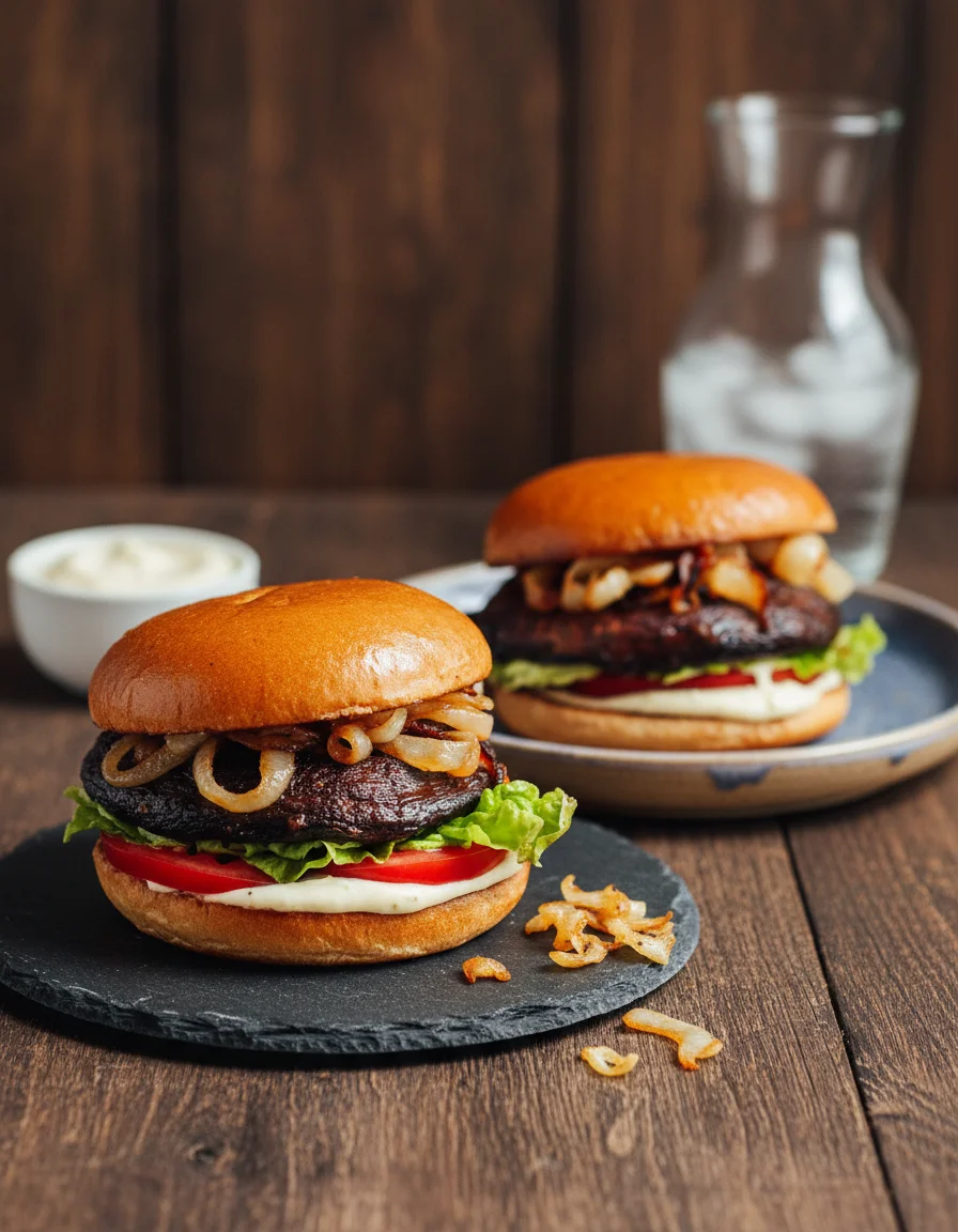 Balsamic Portobello Burgers