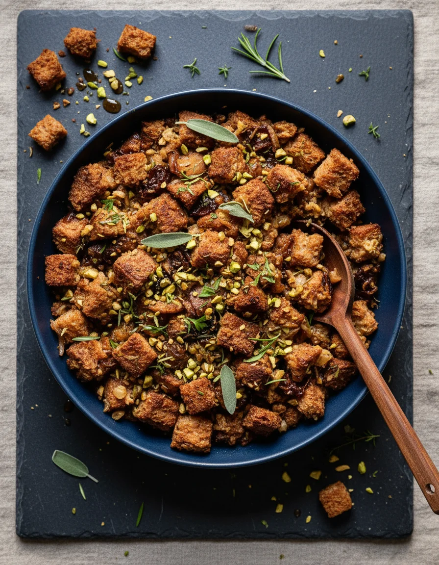 Balsamic Shallot Sourdough Stuffing