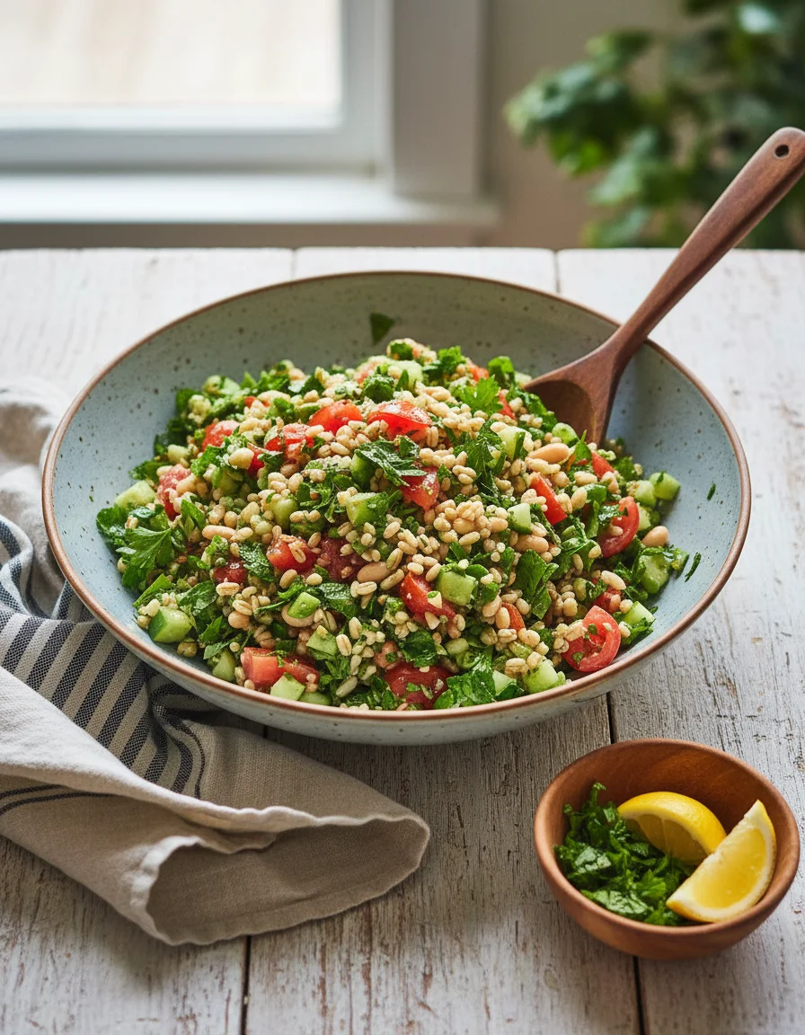 Bean Barley Tabbouleh