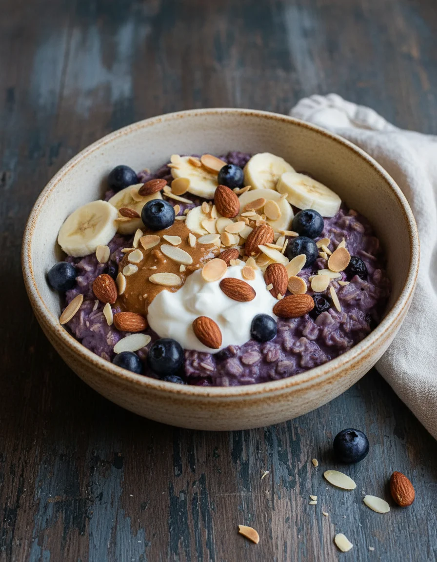 Blueberry Almond Oatmeal