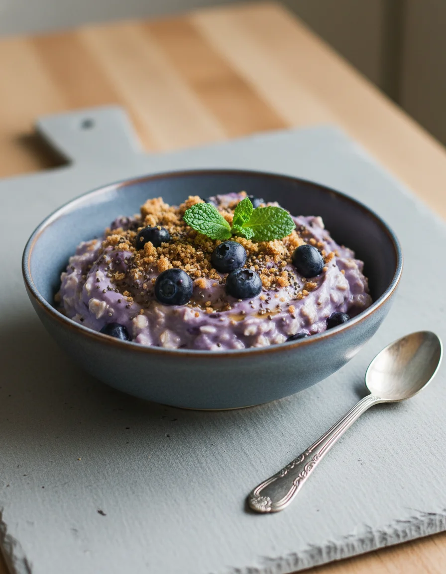 Blueberry Muffin Overnight Oats