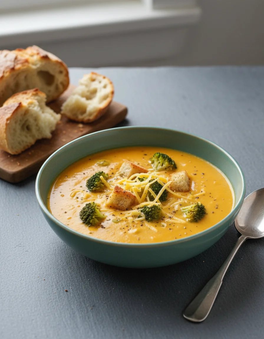 Creamy Broccoli Cheese Soup