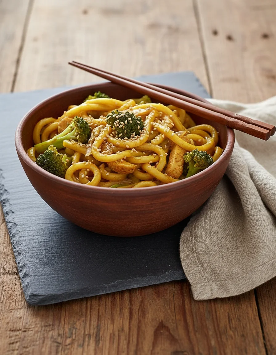 Broccoli Curry Udon
