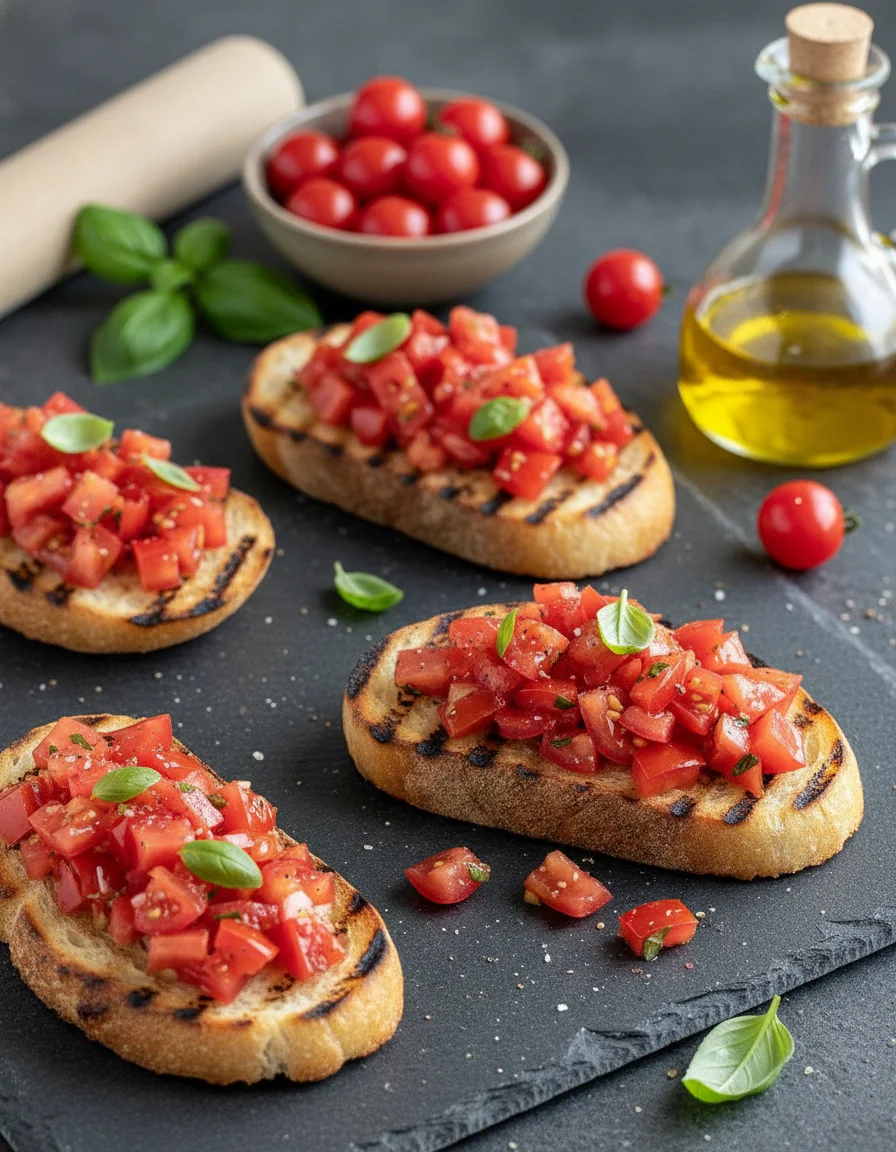 Classic Vegan Bruschetta