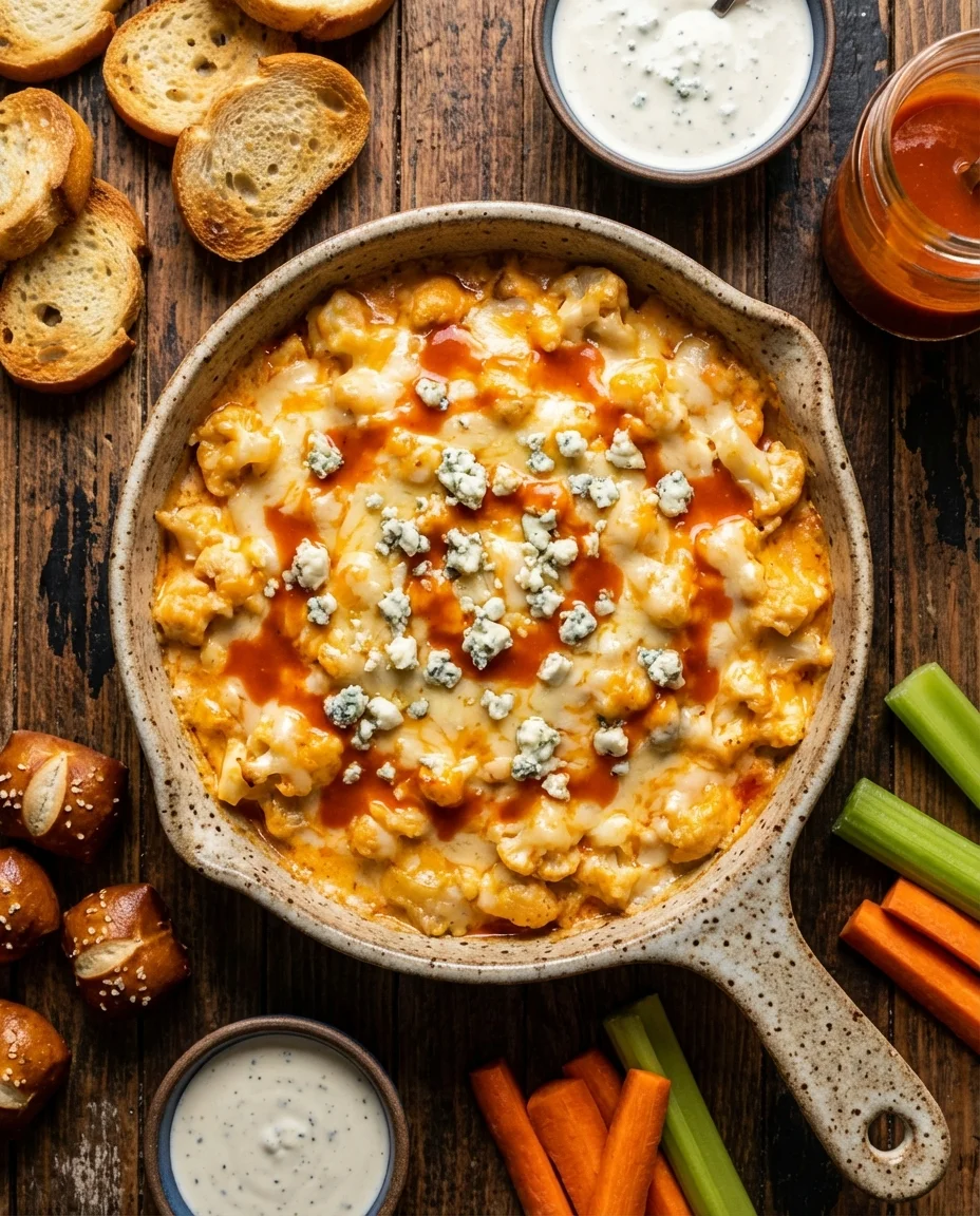 Creamy Buffalo Cauliflower Dip