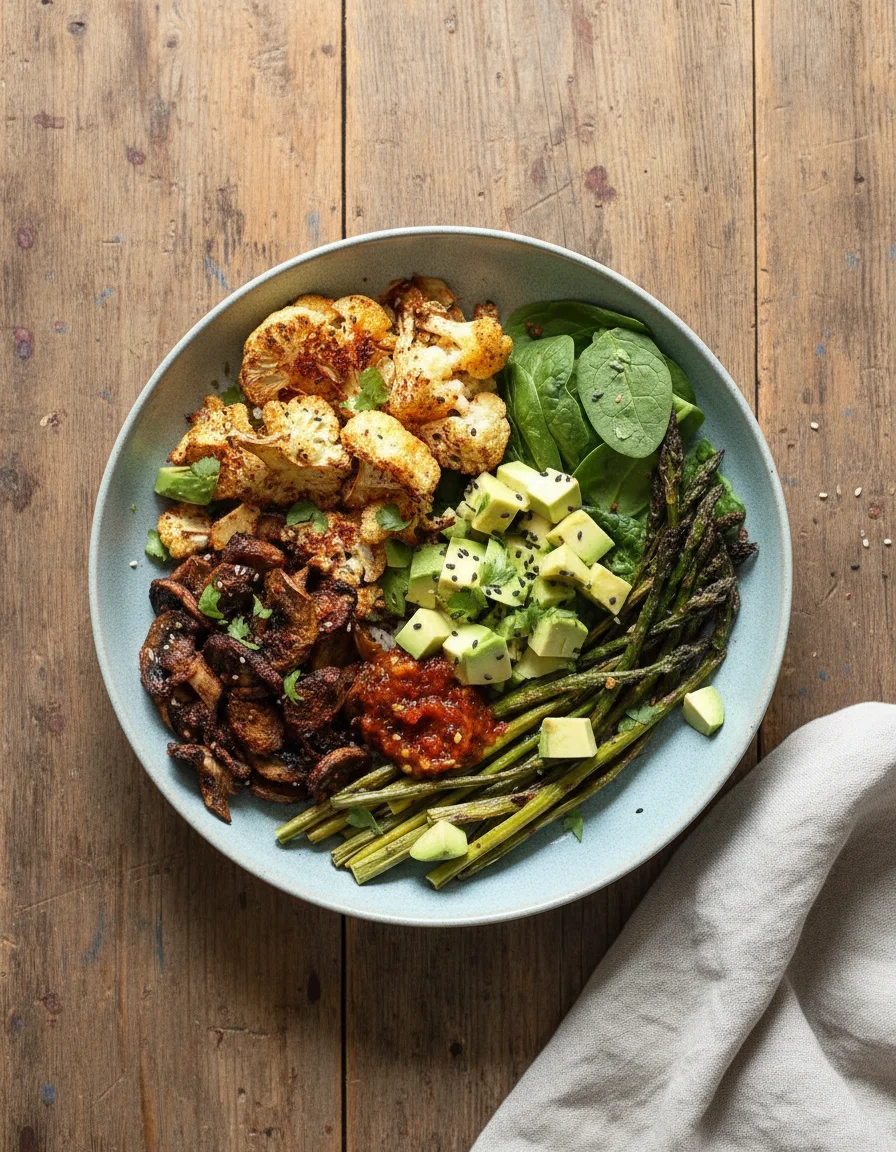 Bulgogi Roasted Spring Veggie Bowl