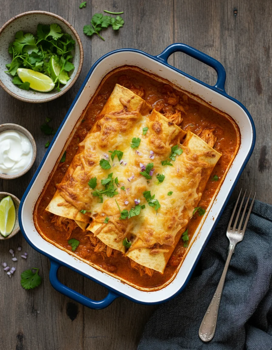 Butter Chicken Enchiladas