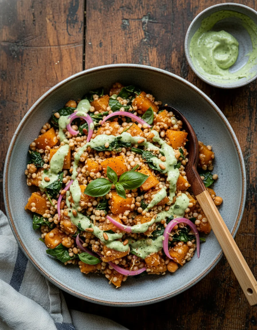 Butternut Squash Couscous Bake