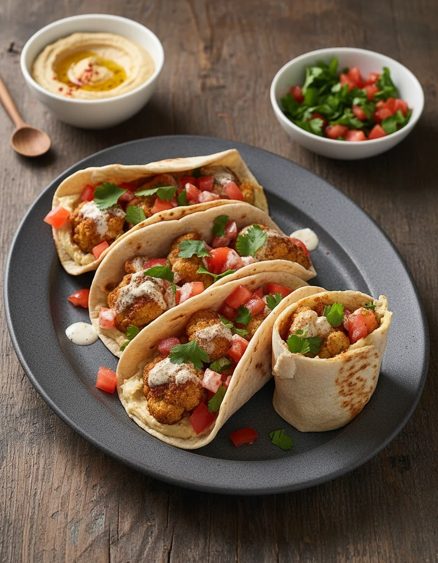 Cauliflower Shawarma Wraps