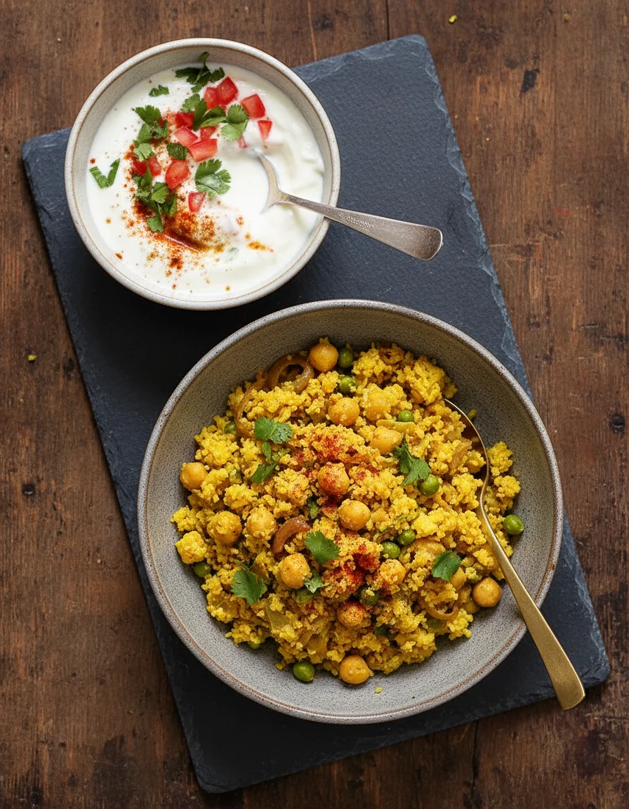 Spicy Chickpea Cauliflower Biryani