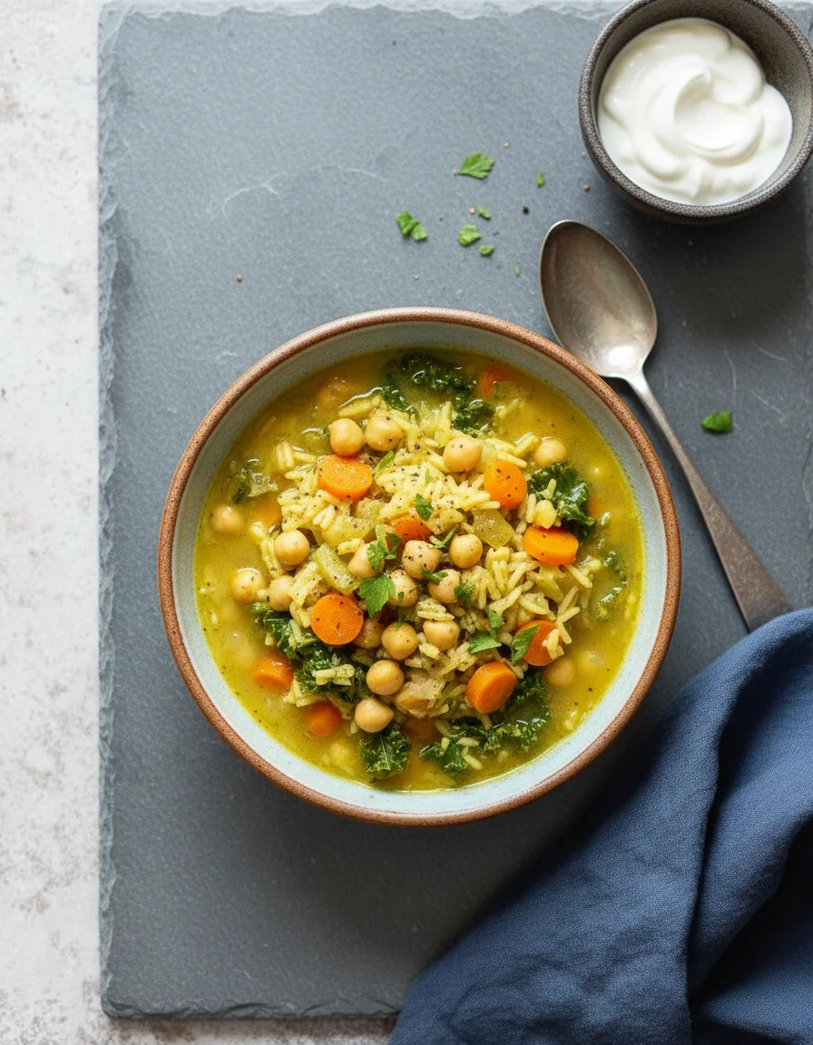 Chickpea Rice Soup