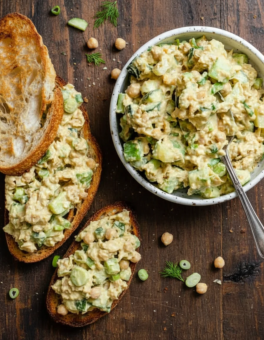 Chickpea Tuna Salad