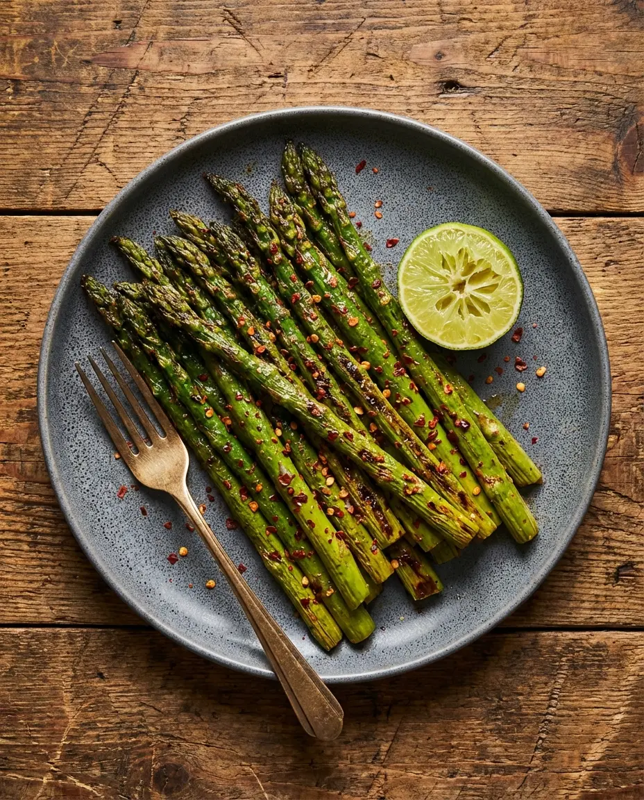 Chili Lime Roasted Asparagus