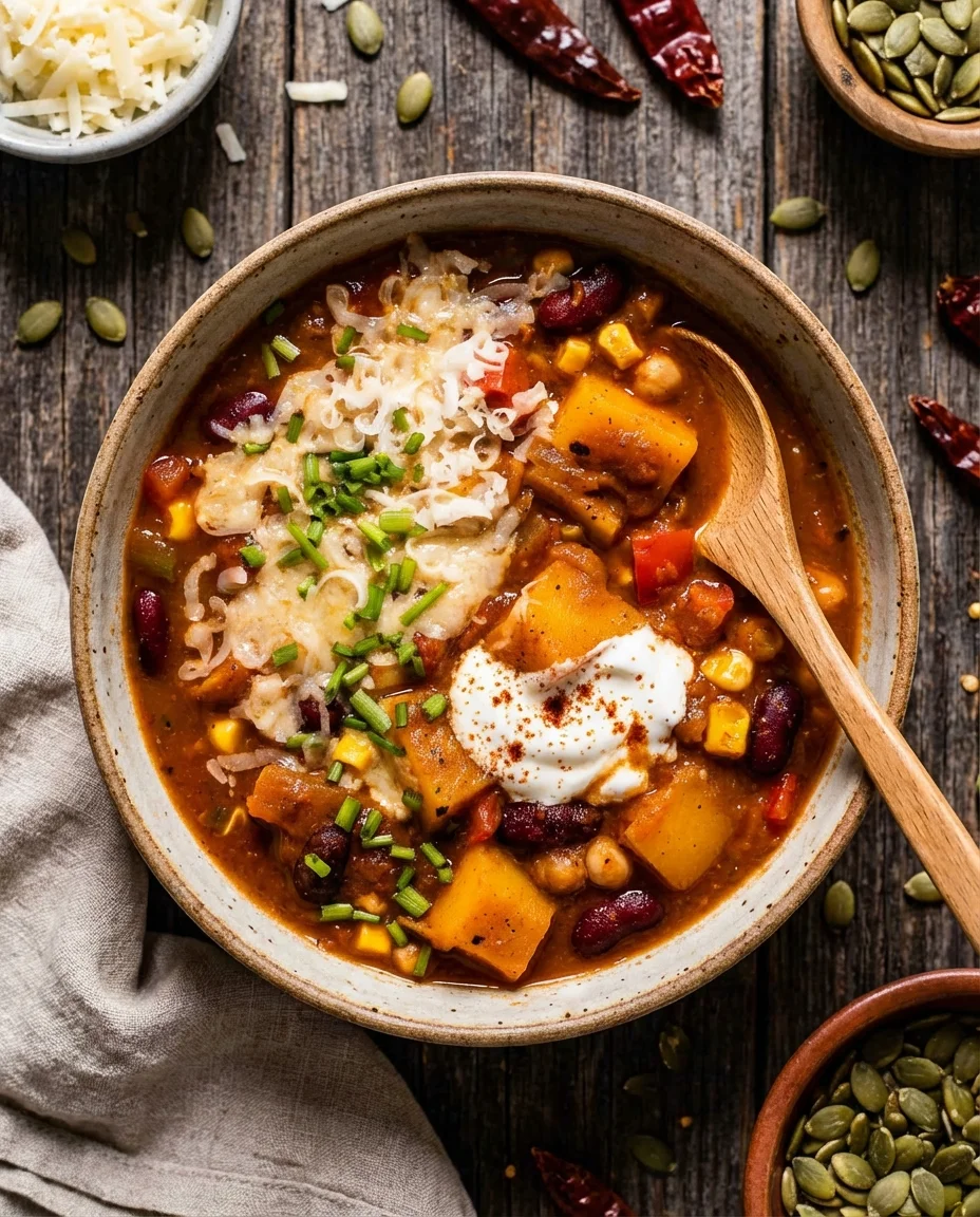 Chipotle Bourbon Pumpkin Chili