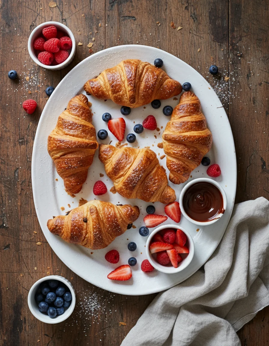 Chocolate Croissant Sharer