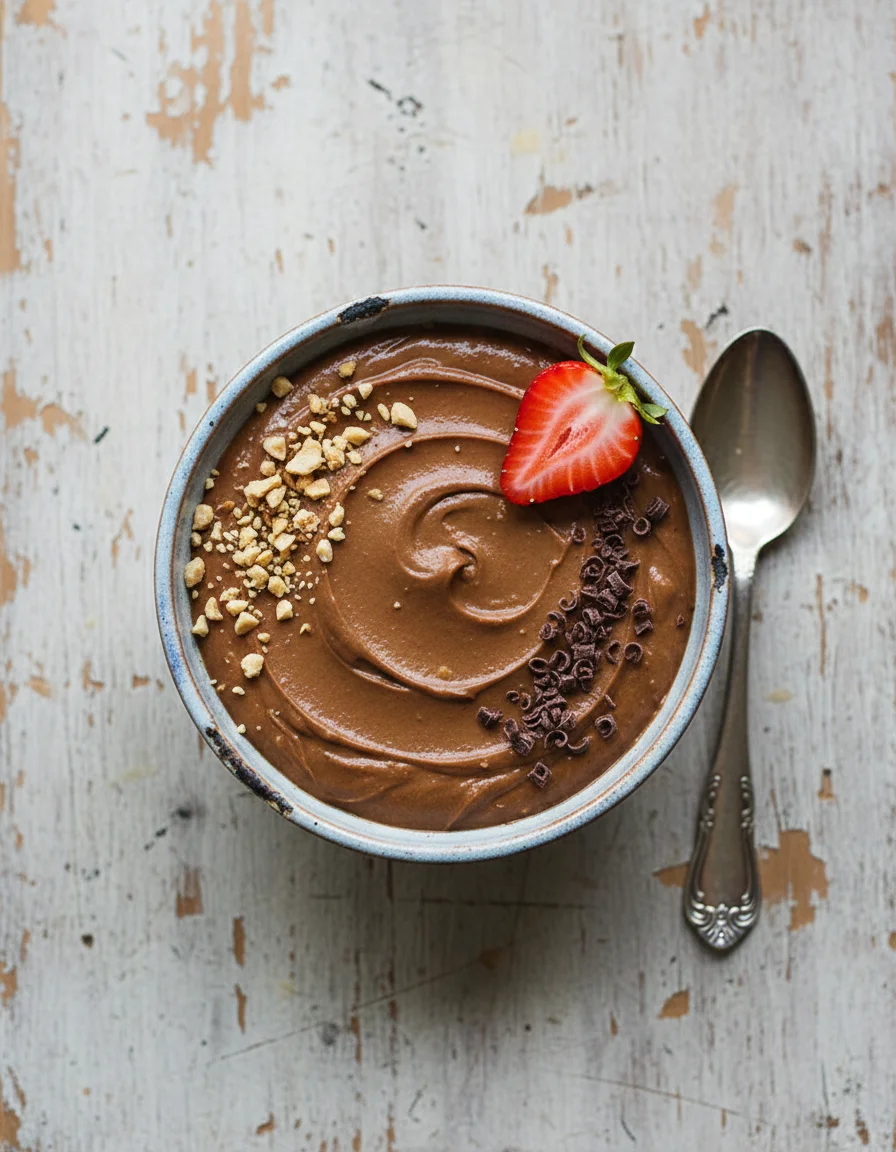 Chocolate Peanut Butter Avocado Pudding