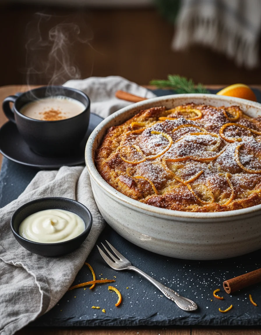 Cinnamon Orange Bread Pudding