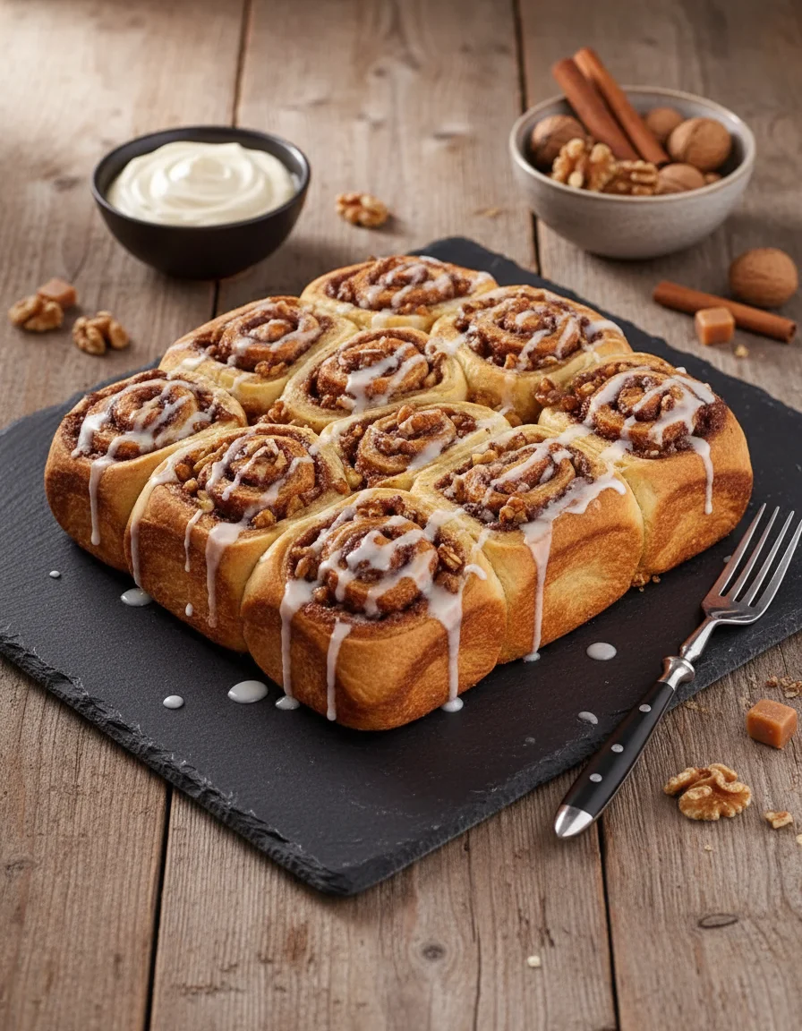 Cinnamon Swirl Traybake