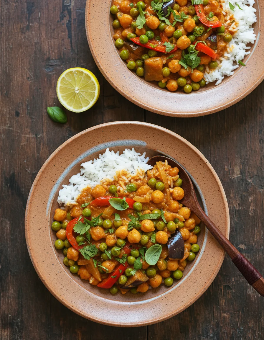 Coconut Chickpea Red Curry