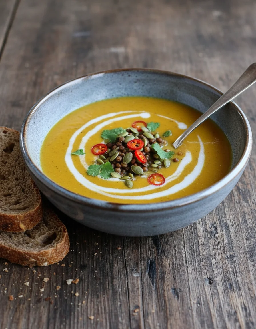 Coconut Curry Roasted Squash Soup