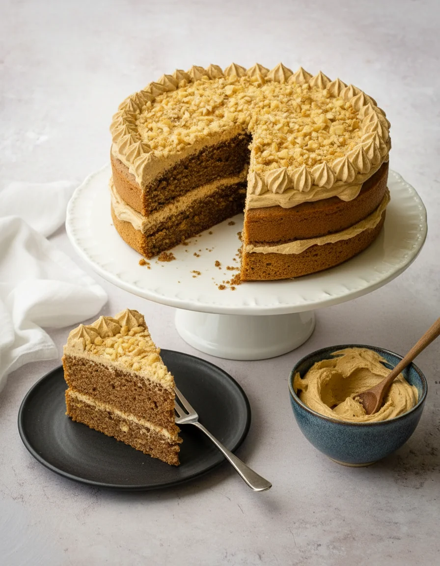 Coffee Walnut Cake