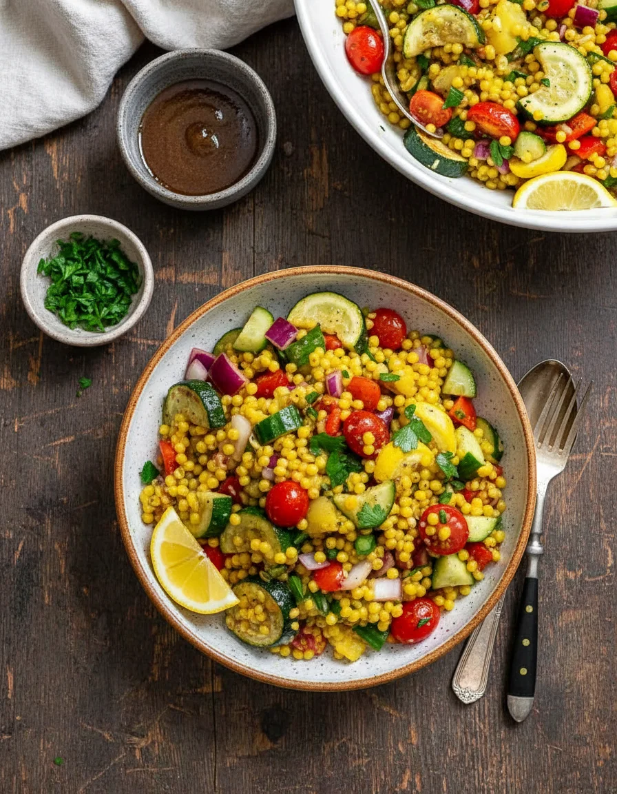 Couscous Salad with Fresh Vegetables