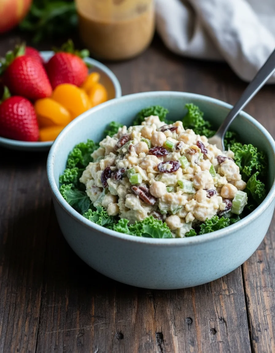 Cranberry Pecan Chickpea Salad