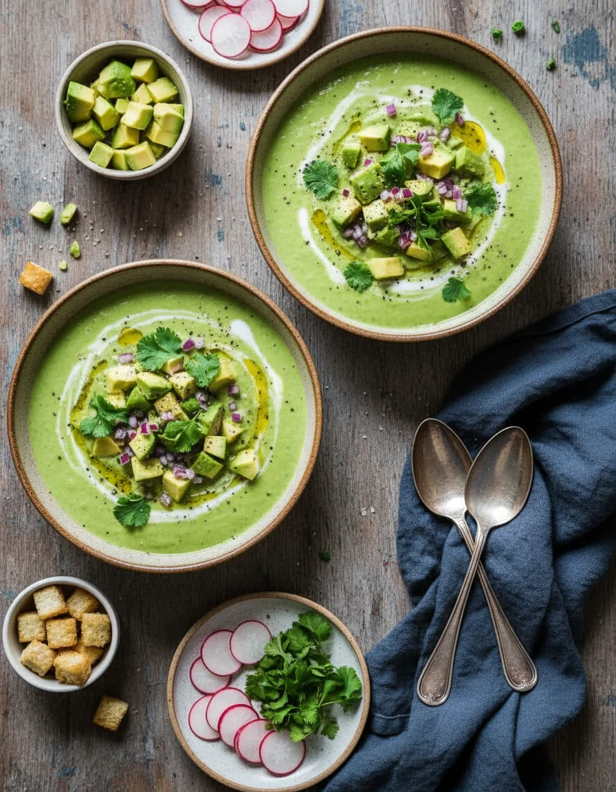 Creamy Avocado Gazpacho