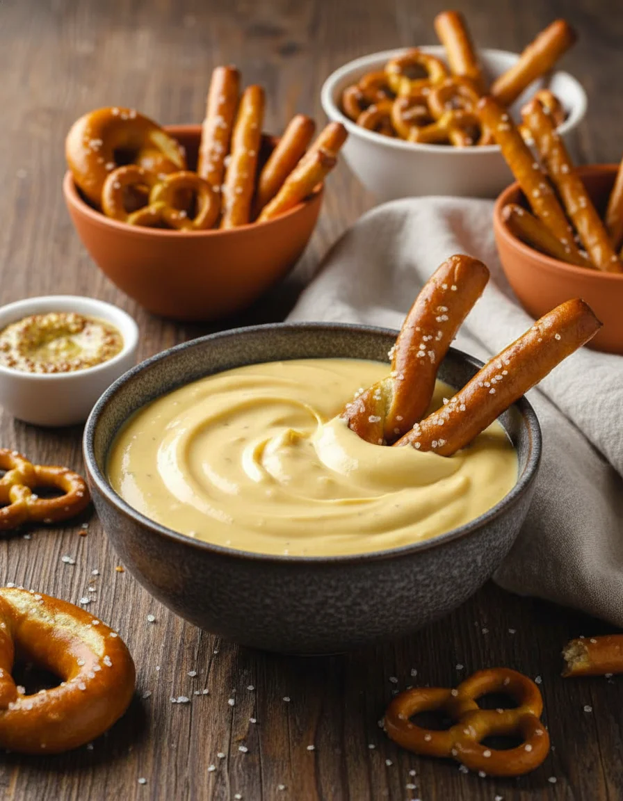 Creamy Beer Cheese Pretzel Dip