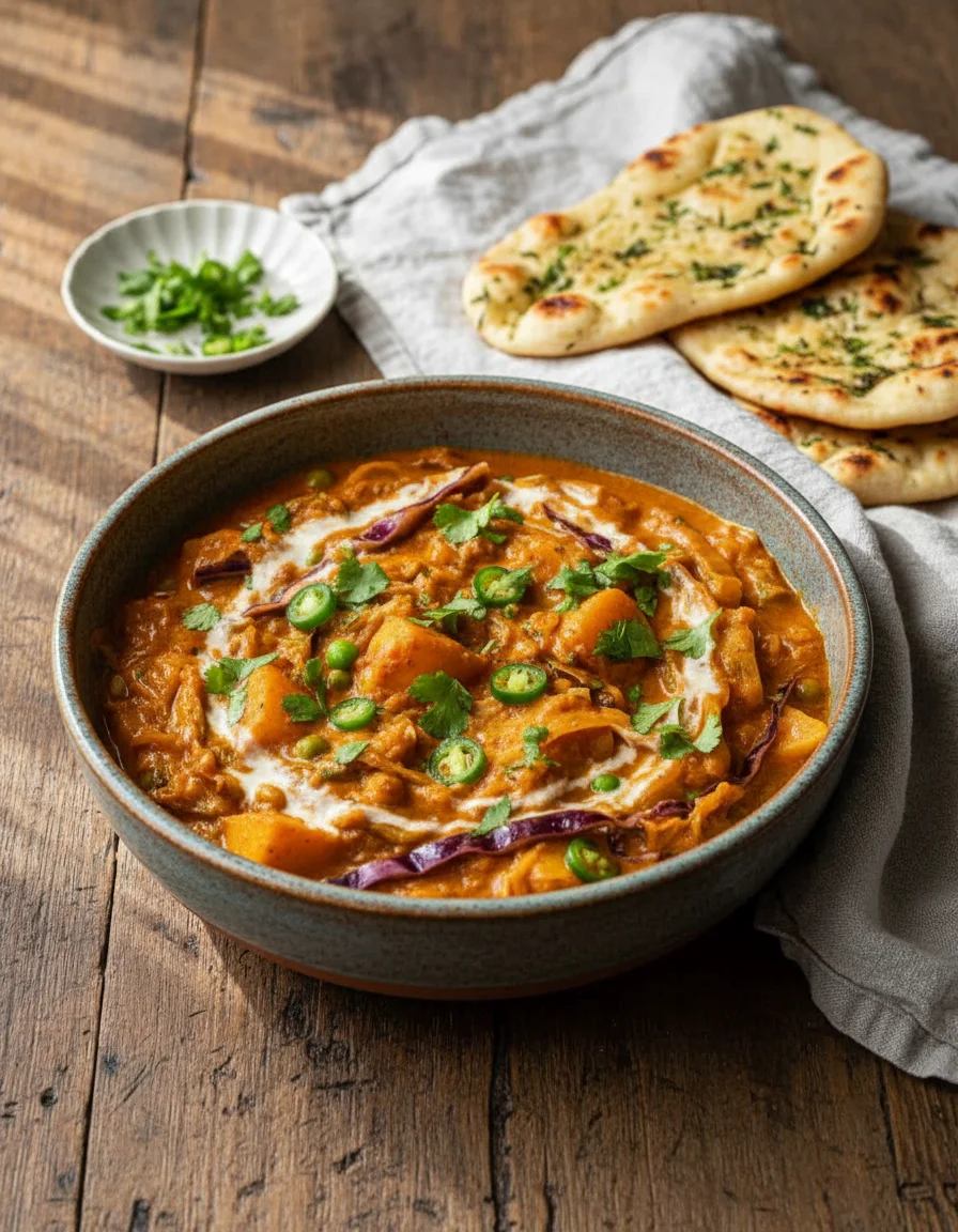 Creamy Cabbage Curry