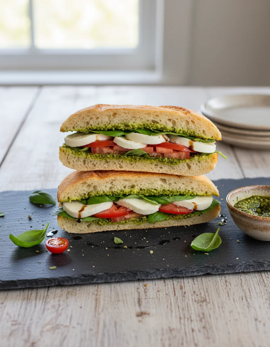 Creamy Caprese Sandwich