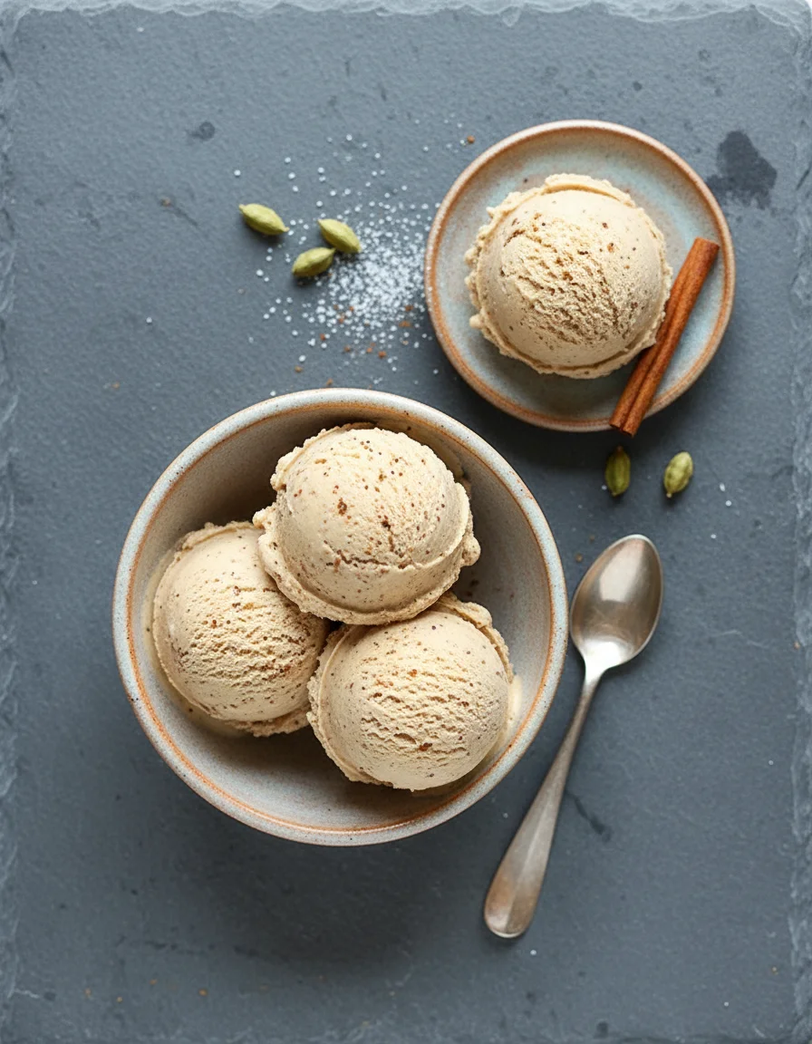 Creamy Chai Ice Cream