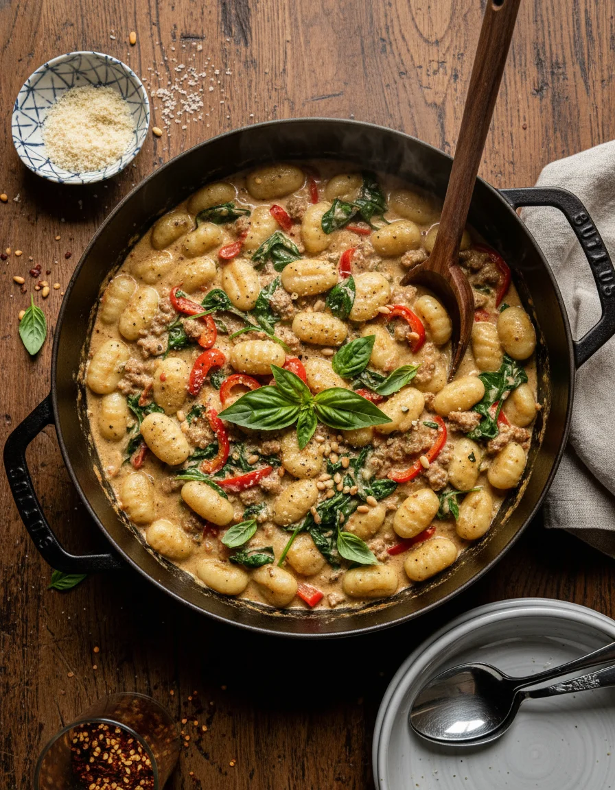 Creamy Gnocchi Skillet
