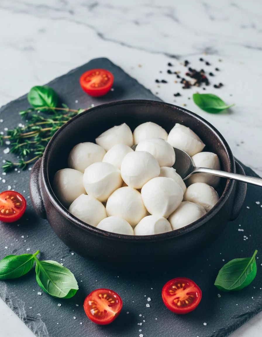 Creamy Mini Mozzarella Balls